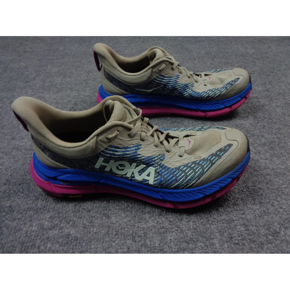 Hoka One One Shoes Womens 9.5D Mafate Speed 4 1131056 DTF Gray Running  Sneakers